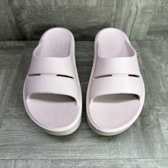 OOFOS OOMega OOAHH Women's size 10 Stardust Platform Comfort Slide - Picture 5 of 8